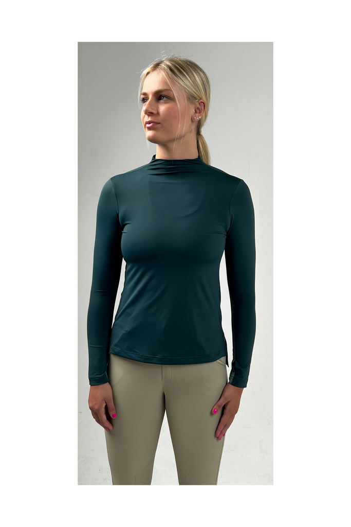 The Sunscreen Shirt- UPF 50+ Total Coverage in Hunter Green